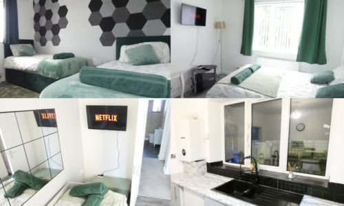 Spacious Maisonette 7 Beds | Private Parking | 4 TVs+Netflix| Near Langworthy Tram Stop